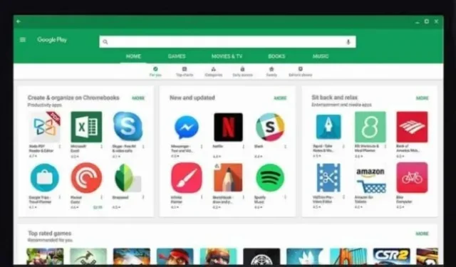 Google está presionando a los desarrolladores para que adapten las aplicaciones de Android a las Chromebooks