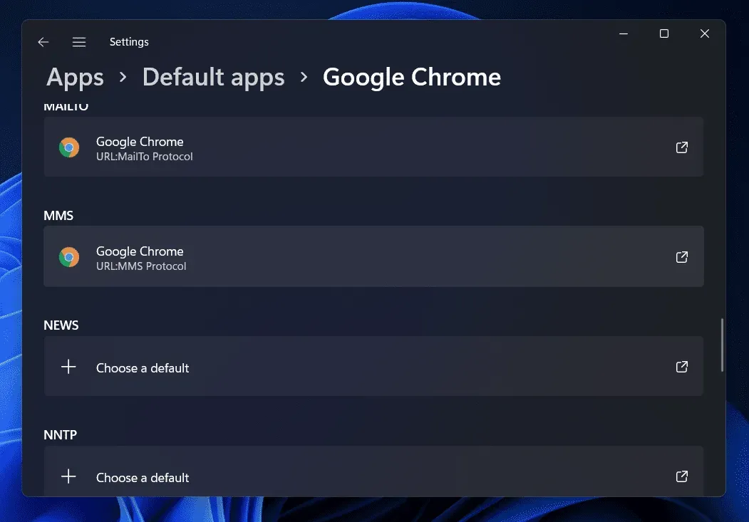 Wijzig de standaardzoekopdracht naar Google in het startmenu Windows 11