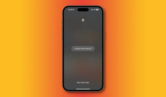 Face ID -todennuksen vaatiminen incognito-välilehdille Google Chromessa