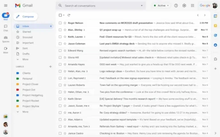 The new Google Gmail interface will appear on February 8 for Workspace users