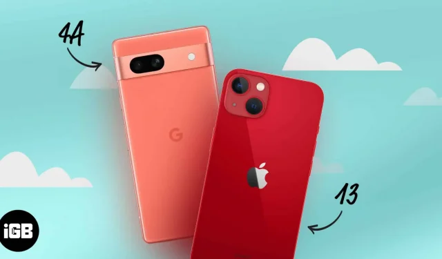 Qual dispositivo – o Google Pixel 7a ou o iPhone 13 – você deve comprar?
