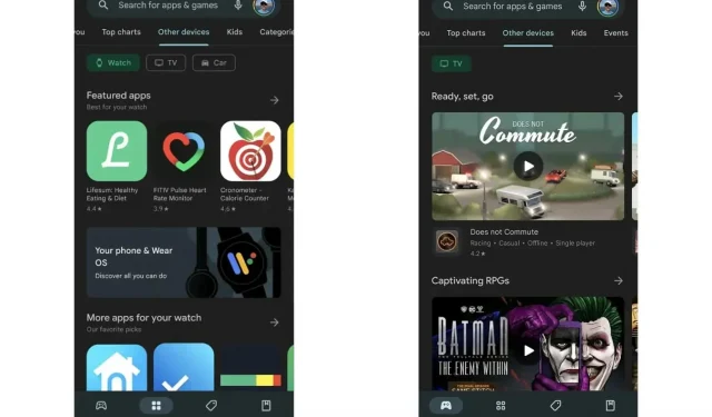 Le Google Play Store facilite enfin la recherche d’applications pour Android TV et Wear OS.