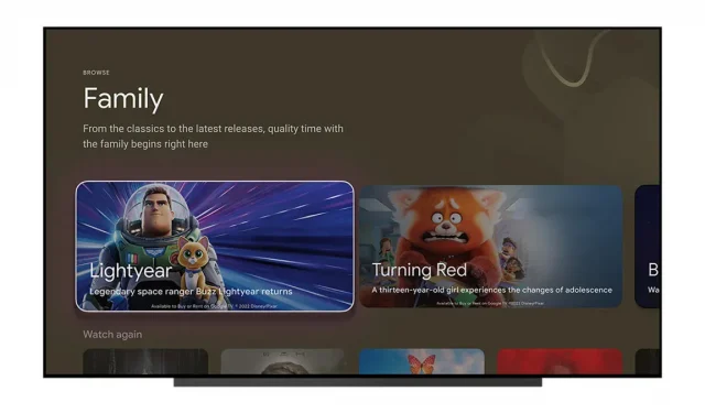 Die neue Familienseite von Google TV erleichtert Kindern das Auffinden von Inhalten