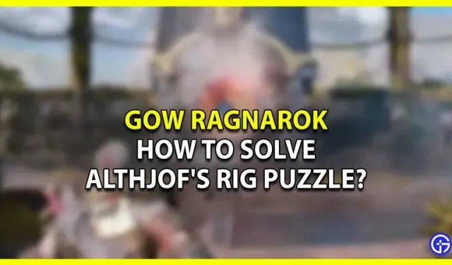 Comment résoudre le casse-tête de la plate-forme de forage d’Altjof dans God of War Ragnarok?