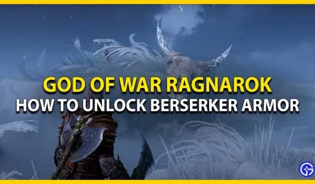 Como obter armadura Berserker em God of War Ragnarok