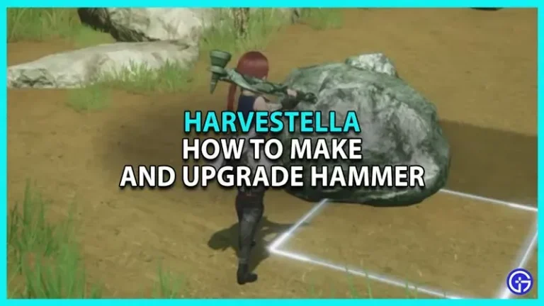 Harvestella: how to make and upgrade a hammer