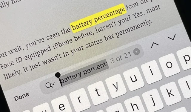 La fonctionnalité cachée d’iOS 16 rend l’outil de recherche de Safari encore plus utile sur les pages Web