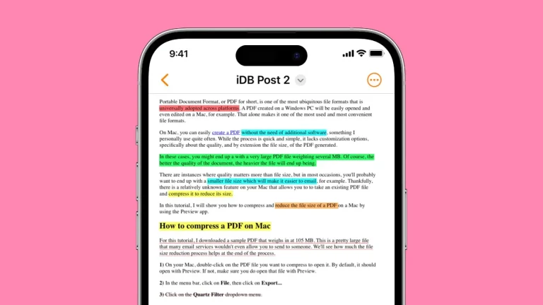 How to strikethrough, highlight, and underline text in PDF files on the iPhone, iPad, and Mac