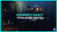 Total time to complete Hogwarts Legacy (Answers)