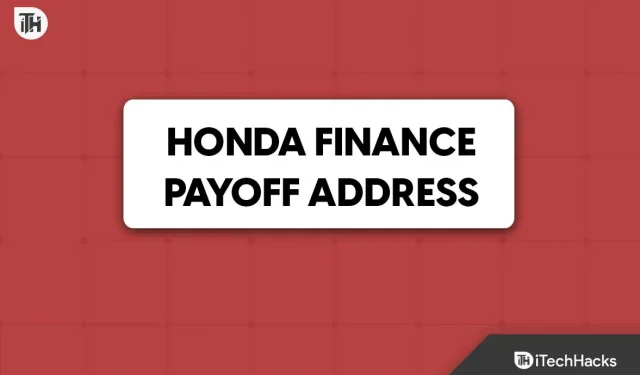 American Honda Finance 2023 uitbetalingsadres