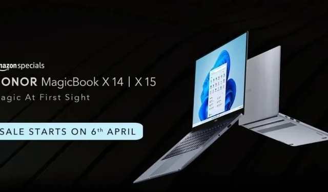 Honor MagicBook X 14 및 MagicBook X 15 오늘 판매 시작: 가격, 사양 및 제안