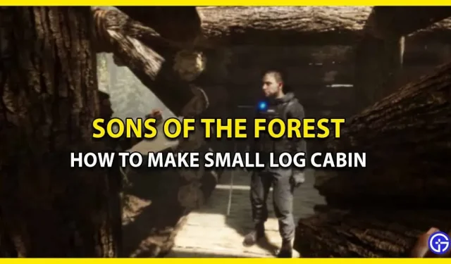Como fazer e usar uma pequena cabana em Sons Of The Forest (Guia de Criação)