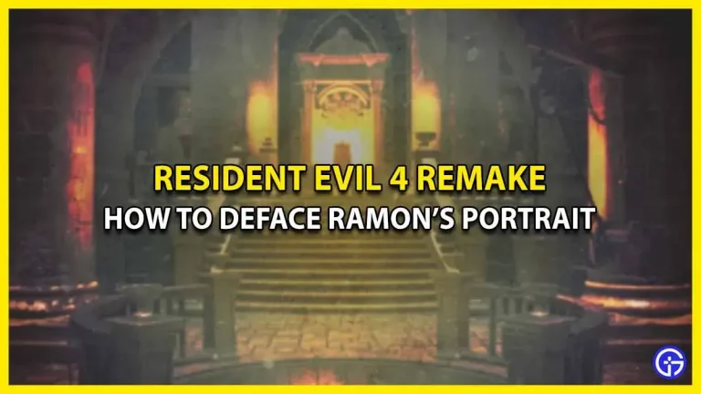 How to mess up Ramon’s portrait in Resident Evil 4 Remake