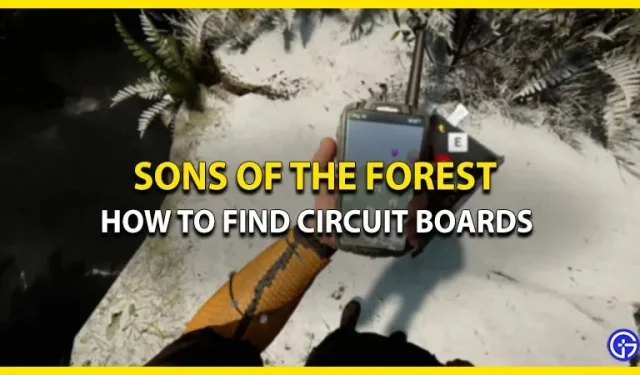 Comment trouver un circuit imprimé dans Sons of the Forest