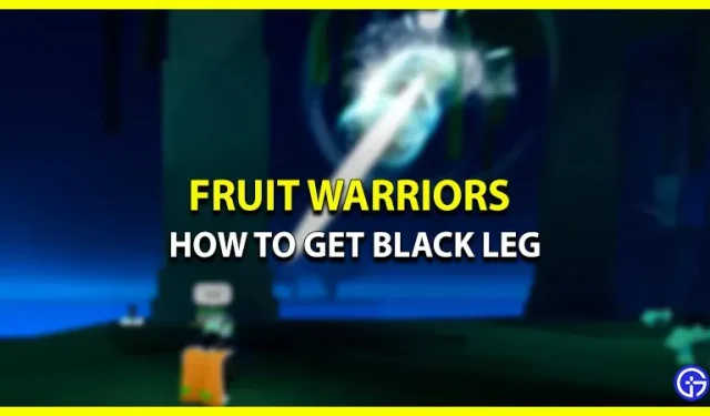 How to get the black leg fighting skill in Fruit Warriors