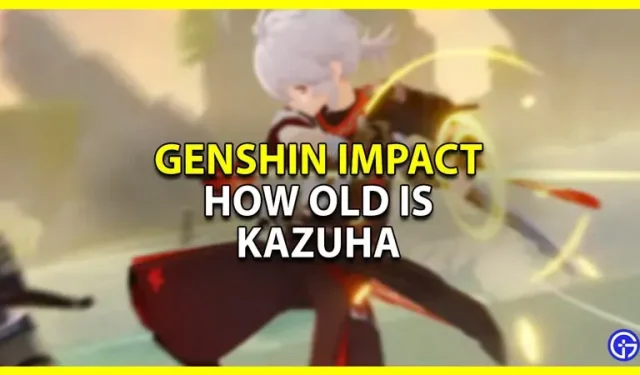Genshin Impact Kazuha: kui vana ta on ja tema teadmised