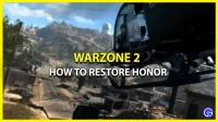 Hoe eer te herstellen in Resurgence (Warzone 2)