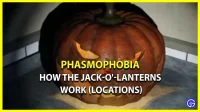 How pumpkin lanterns work with phasmophobia