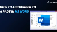 MS Word: How to Add Borders to Microsoft Word on Windows, Mobile and MacOS