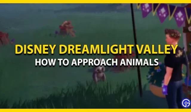 Hur man närmar sig djuren i Disney Dreamlight Valley