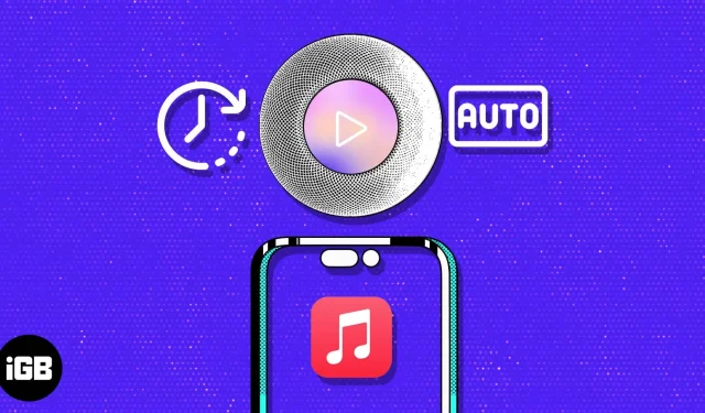 Come riprodurre automaticamente i brani sul tuo HomePod o sull’altoparlante dell’iPhone a un’ora prestabilita