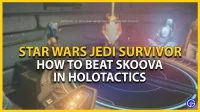 Jedi Survivor: Holotactics Skoovan lyömiseen
