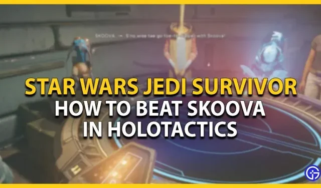 Jedi Survivor: Holotactiek om Skoova te verslaan