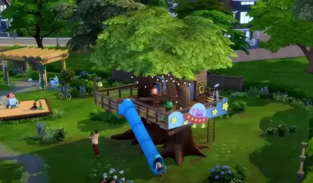 „Sims 4“ auga kartu: kaip pastatyti namelį medyje