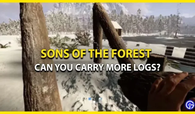 Sons Of The Forest ではさらに多くの丸太を持ち運べますか? （答えた）