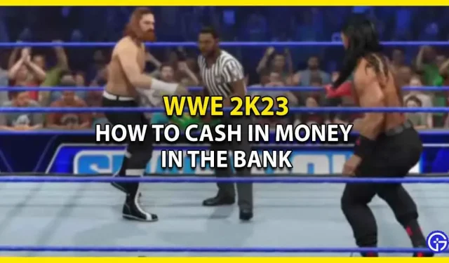 Cómo cobrar del banco en WWE 2K23 (pasos explicados)