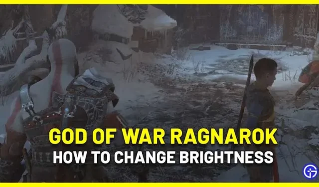 God Of War Ragnarok: How To Change Brightness