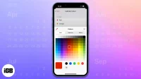 How to Change Calendar Color on iPhone, iPad and Mac