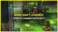 How to Change Minecraft Legends Difficulty Settings