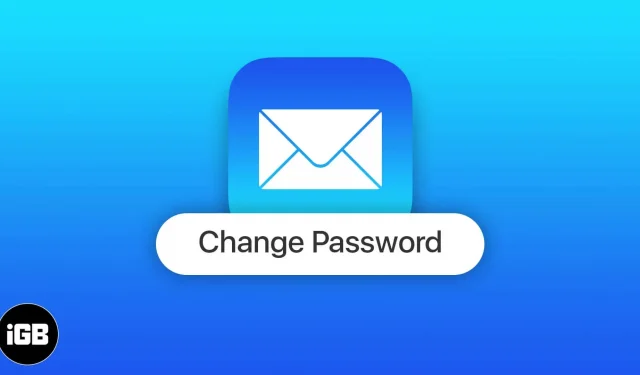 How to Change Your Email Password on iPhone and iPad