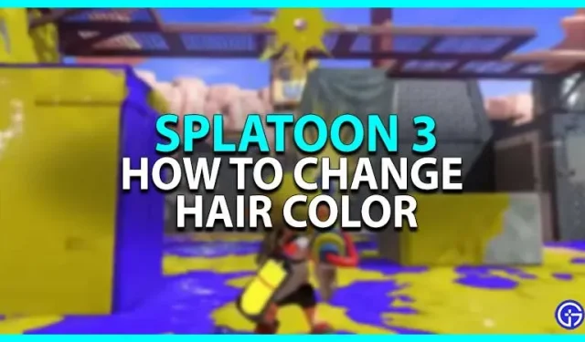 Splatoon 3: Як змінити колір волосся