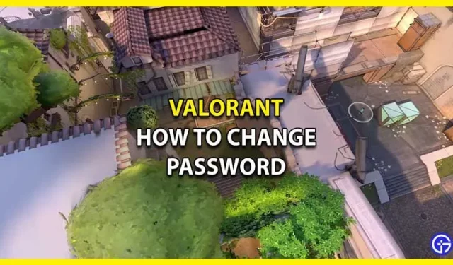 Valorant: kaip pakeisti slaptažodį