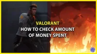 Come controllare quanti soldi hai speso in Valorant
