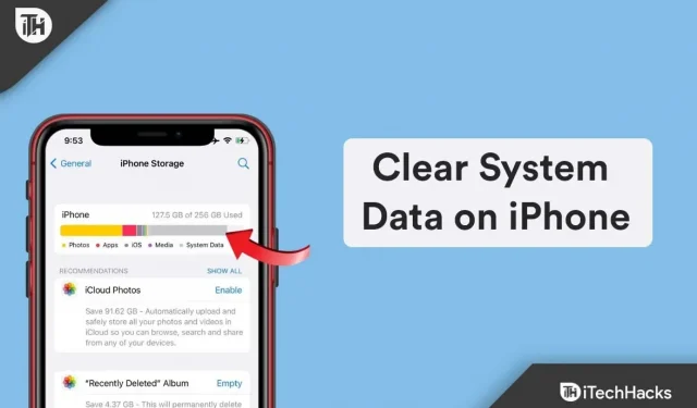 Kā notīrīt sistēmas datus iPhone tālrunī