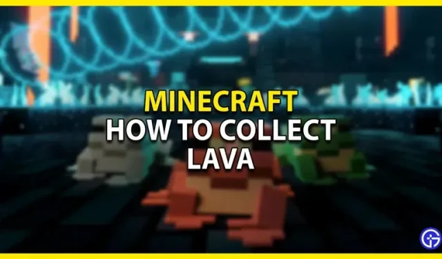 Minecraft 1.19: Como coletar lava