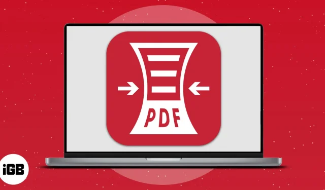 PDF-i tihendamine Macis  