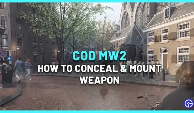 Cómo ocultar y montar armas en Call of Duty Modern Warfare 2 (todas las plataformas)