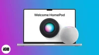 HomePod verbinden met Mac