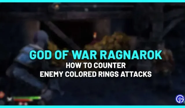 Como combater ataques de anel amarelo, vermelho e azul em God Of War Ragnarok