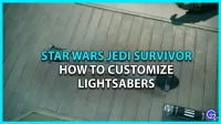 Star Wars Jedi Survivor Lightsaber-aanpassing