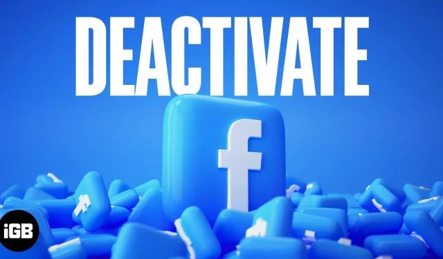 Kuidas oma Facebooki kontot eemaldada või desaktiveerida (2023)
