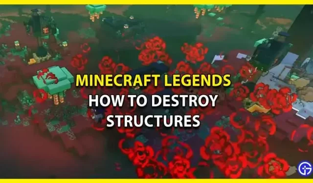 Kaip sunaikinti kiaulių pastatus „Minecraft Legends“.