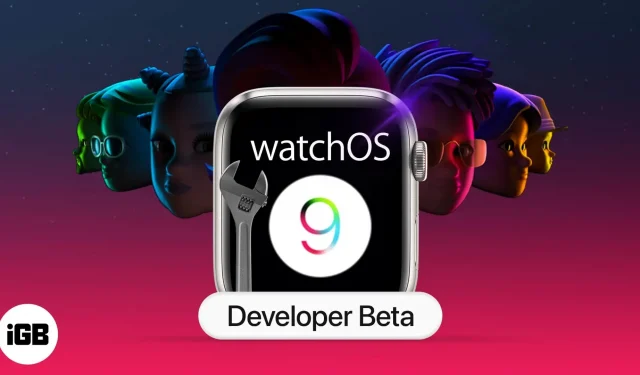 如何在 Apple Watch 上下載 watchOS 9.5 Developer Beta 1