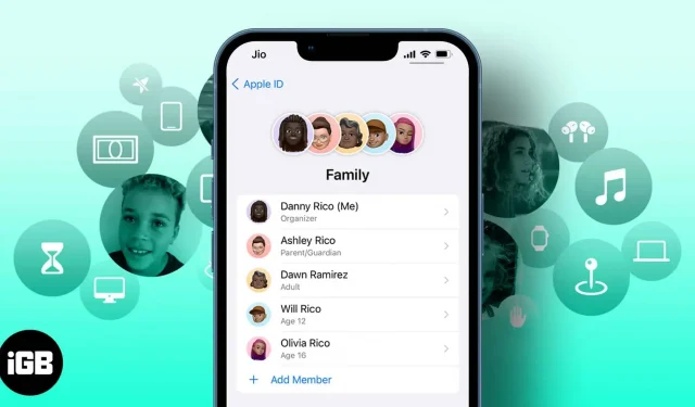 So richten Sie die Familienfreigabe auf Apple-Geräten ein