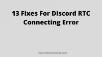 13 correzioni: errore di connessione Discord RTC