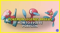 Wie man Porygon in Pokemon Legends Arceus weiterentwickelt